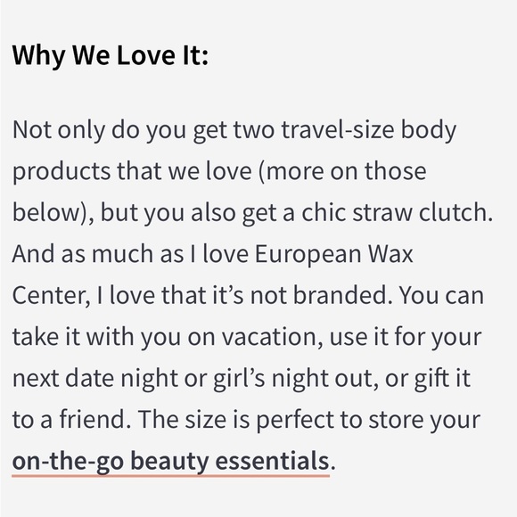 EWC Summer Oasis Travel Kit with Body Polish & Shimmer Body Oil. Brand New - Picture 4 of 9